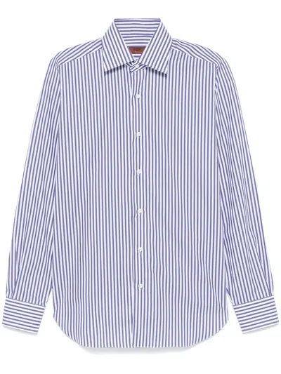 BARBA NAPOLI STRIPED SHIRT