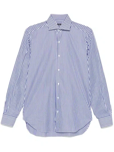 BARBA NAPOLI STRIPED SHIRT
