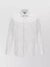 Barba Napoli Tailored Cotton Shirt Buttoned Cuffs In White
