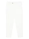 Barba Napoli Tailored White Chinos With Minimalist Design In White