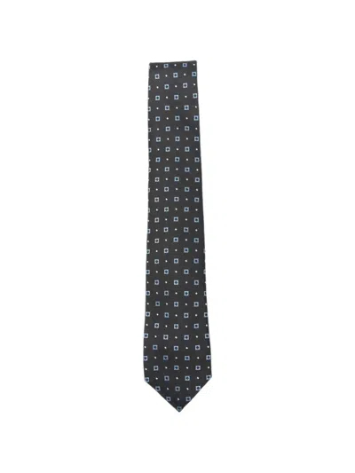 Barba Napoli Silk Tie In Gray