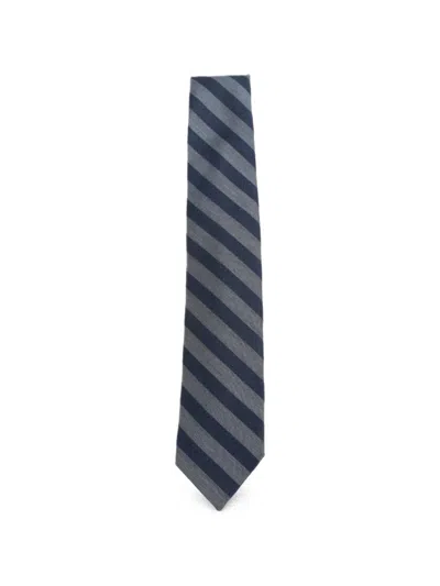 Barba Napoli Striped Tie In Multi