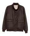 Barba Napoli Vermont Bomber Jacket In Brown
