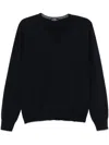 Barba Napoli Virgin-wool Sweater In Blau