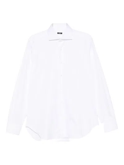 Barba Napoli White Button-down Shirt Barba