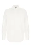 Barba Napoli White Cotton Shirt In White