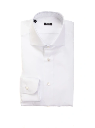 Barba Napoli White Long-sleeved Shirt In Bianco