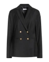 Barba Napoli Woman Blazer Black Size 12 Virgin Wool