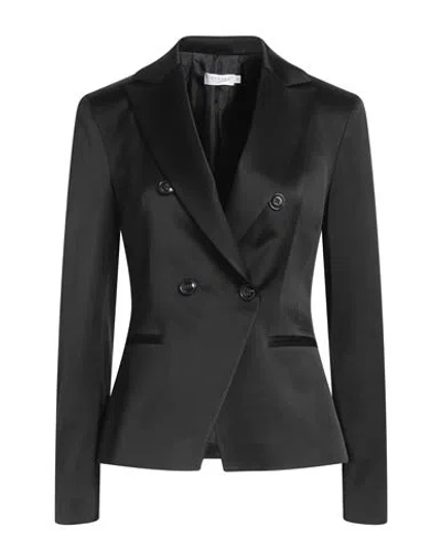 Barba Napoli Woman Blazer Black Size 8 Virgin Wool, Viscose
