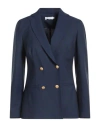 Barba Napoli Woman Blazer Navy Size 4 Virgin Wool