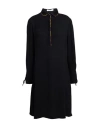 Barba Napoli Woman Mini Dress Black Size 8 Viscose In Black