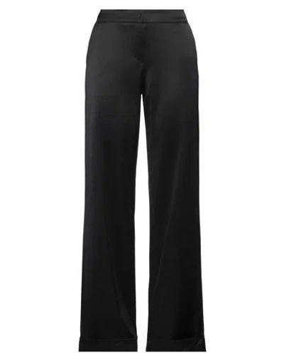 Barba Napoli Woman Pants Black Size 8 Virgin Wool, Viscose