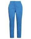Barba Napoli Woman Pants Bright Blue Size 8 Cotton, Elastane In Blue