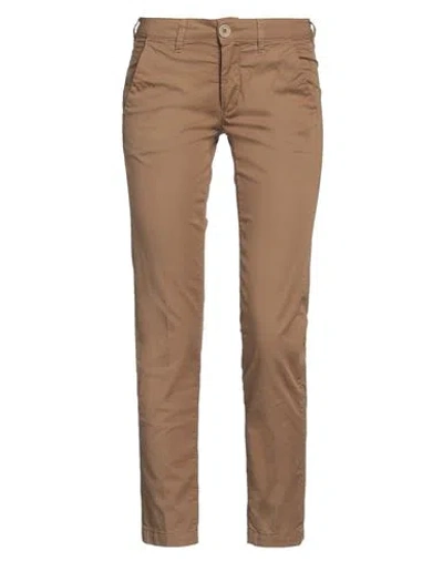 Barba Napoli Woman Pants Brown Size 34 Cotton, Elastane