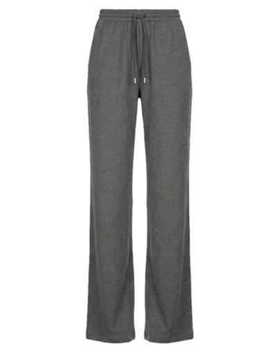 Barba Napoli Woman Pants Grey Size 4 Virgin Wool, Cotton In Gray