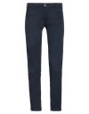 Barba Napoli Woman Pants Navy Size 24 Cotton, Elastane In Navy