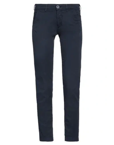 Barba Napoli Woman Pants Navy Size 24 Cotton, Elastane