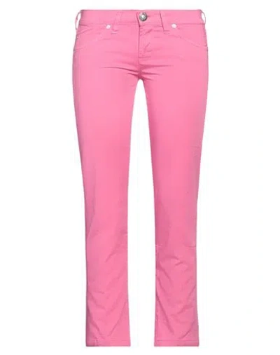 Barba Napoli Woman Pants Pink Size 28 Cotton, Elastane