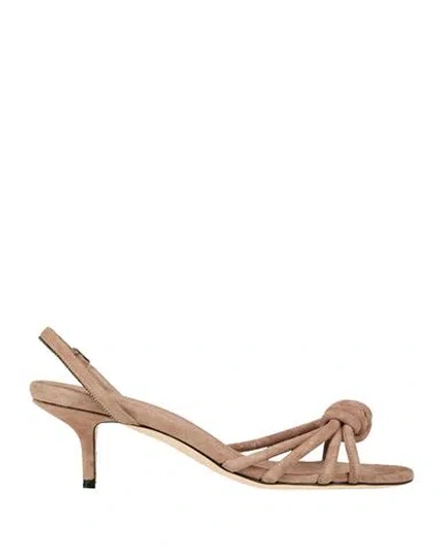 Barba Napoli Woman Sandals Light Brown Size 8 Leather