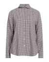Barba Napoli Woman Shirt Brick Size 8 Cotton In Red