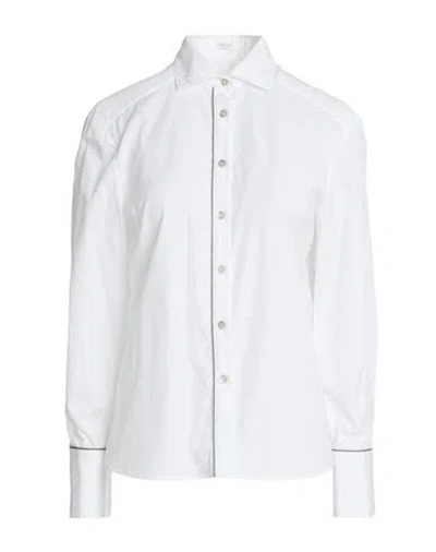 Barba Napoli Woman Shirt White Size 6 Cotton