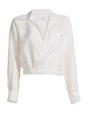 Barba Napoli Woman Shirt White Size 8 Linen