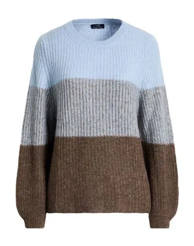 Barba Napoli Woman Sweater Light Blue Size 6 Alpaca Wool, Polyamide, Virgin Wool