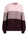Barba Napoli Woman Sweater Pink Size 6 Alpaca Wool, Polyamide, Virgin Wool