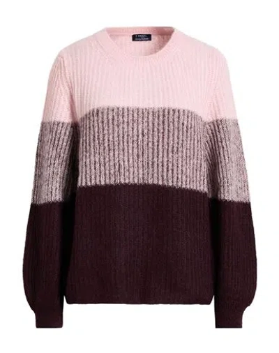 Barba Napoli Woman Sweater Pink Size 6 Alpaca Wool, Polyamide, Virgin Wool