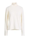 Barba Napoli Woman Turtleneck Cream Size 8 Cashmere In White