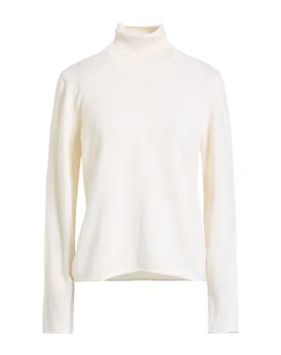 BARBA NAPOLI BARBA NAPOLI WOMAN TURTLENECK CREAM SIZE 8 CASHMERE