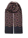 Barba Napoli Wool And Cashmere Scarf In Blue