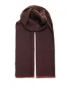 Barba Napoli Wool And Cashmere Scarf In Brown