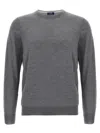 Barba Napoli Barba Wool And Silk Sweater In Gray