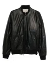 Barba Napoli Zip-fastening Leather Jacket In Black