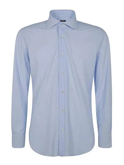 Barba Napoli Nylon Shirt In Azul