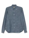 Barba Napoli Oxford Shirt In Blue