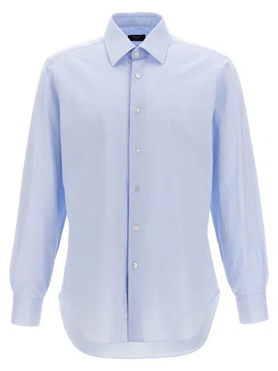 Barba Oxford Shirt In Blue