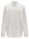 Barba Napoli Barba Poplin Shirt In 白色的