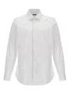 Barba Napoli Tailored Cotton Shirt Buttoned Cuffs In White