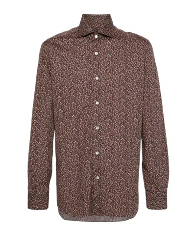 BARBA NAPOLI PRINTED SHIRT