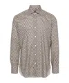 Barba Napoli Graphic-print Shirt In Gray