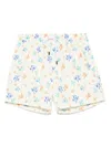 Barba Napoli Printed Swim Shorts In Neutrals