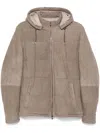 Barba Napoli Puffer Jacket In Brown