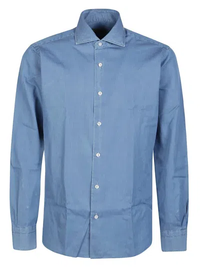Barba Napoli Barba Shirt In Blue