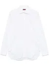 Barba Napoli Seersucker Shirt In White