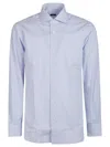 Barba Napoli Long Sleeve Neck Shirt In White