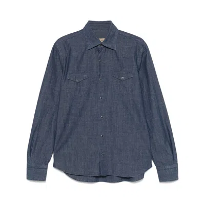 Barba Napoli Barba Shirts In Blue