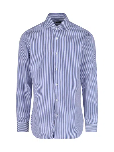 Barba Napoli Barba Shirts In Blue