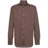 Barba Napoli Barba Shirts In Blue/brown